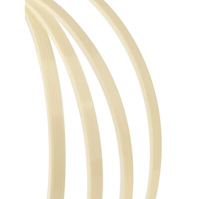 Incudo celluloid guitar binding translucent straight grain ivory