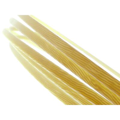 Incudo celluloid guitar binding translucent wavy grain ivory - 1600x6x1.5mm..