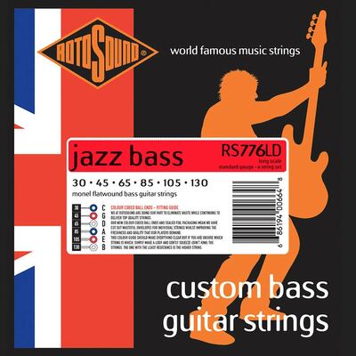Jazz bass 6 string standard gauge set