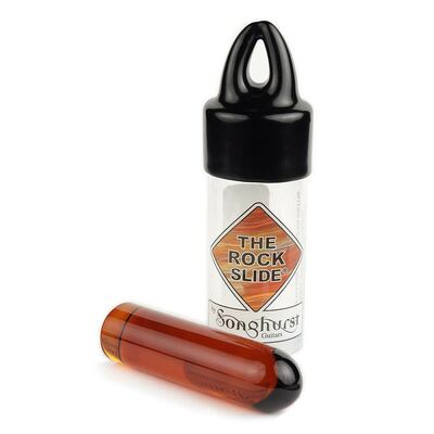 The Rock Slide glasstone bar amber Dia 22mm