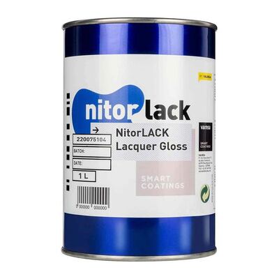 NitorLACK nitrocellulose paint gloss clear - 1L can