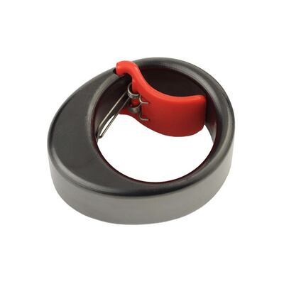 slide ring, 50gr steel with spring loaded grip clip EXTRA LARGE 24mm