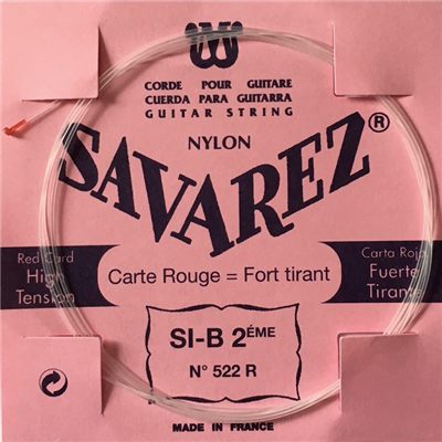 Savarez 522R (Red) Nylon 2nd. String