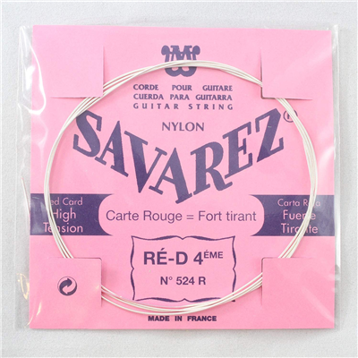 Savarez 524R (Red) Nylon Wound 4th. String