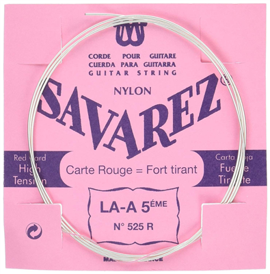 Savarez 525R (Red) Nylon Wound 5th. String