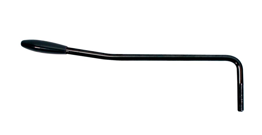 Tremolo arm, 5mm thread, 5mm arm diameter, black cap, black