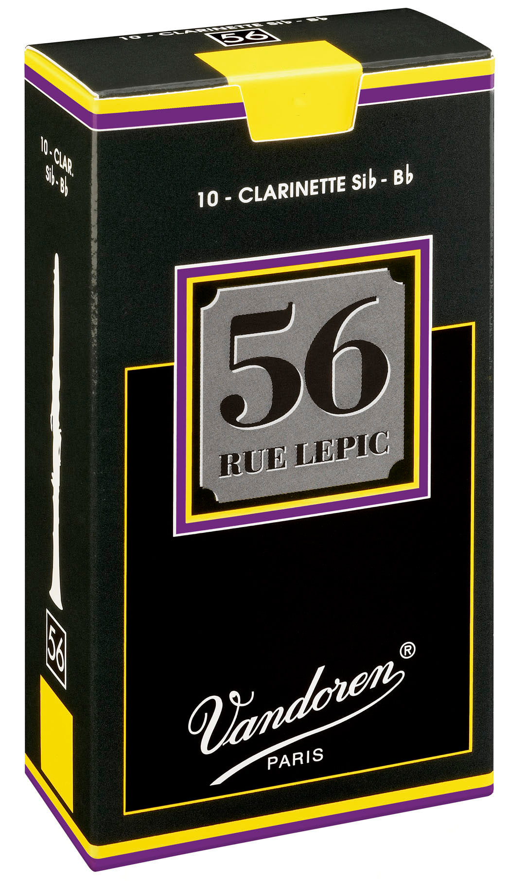 Vandoren 56 Rue Lepic Bb Clarinet, Box of 10 - Strength 2.5