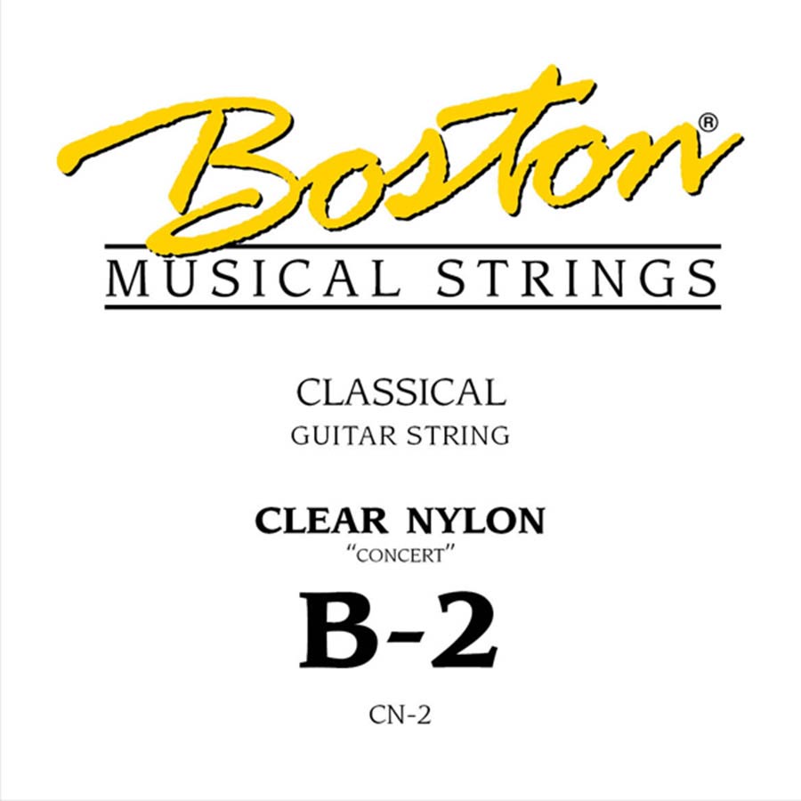 Concert Series B-2 string for classic guitar, clear nylon