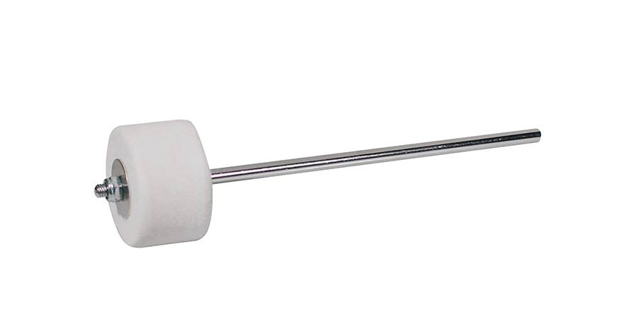 Bass drum beater, felt, hard