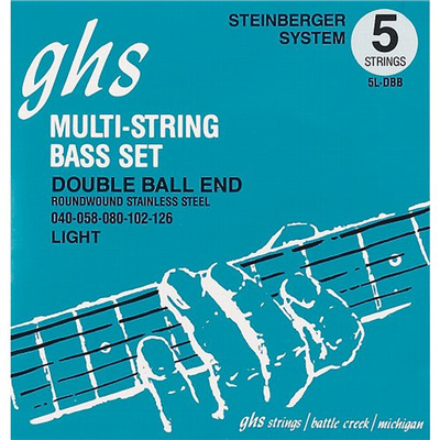Ghs 5-String Bass Double Ballend Light 40-126
