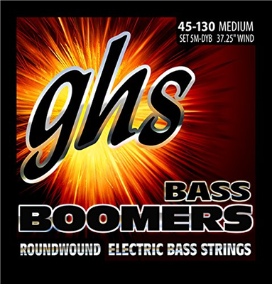 Ghs 5-String Bass Boomer Medium 45-130