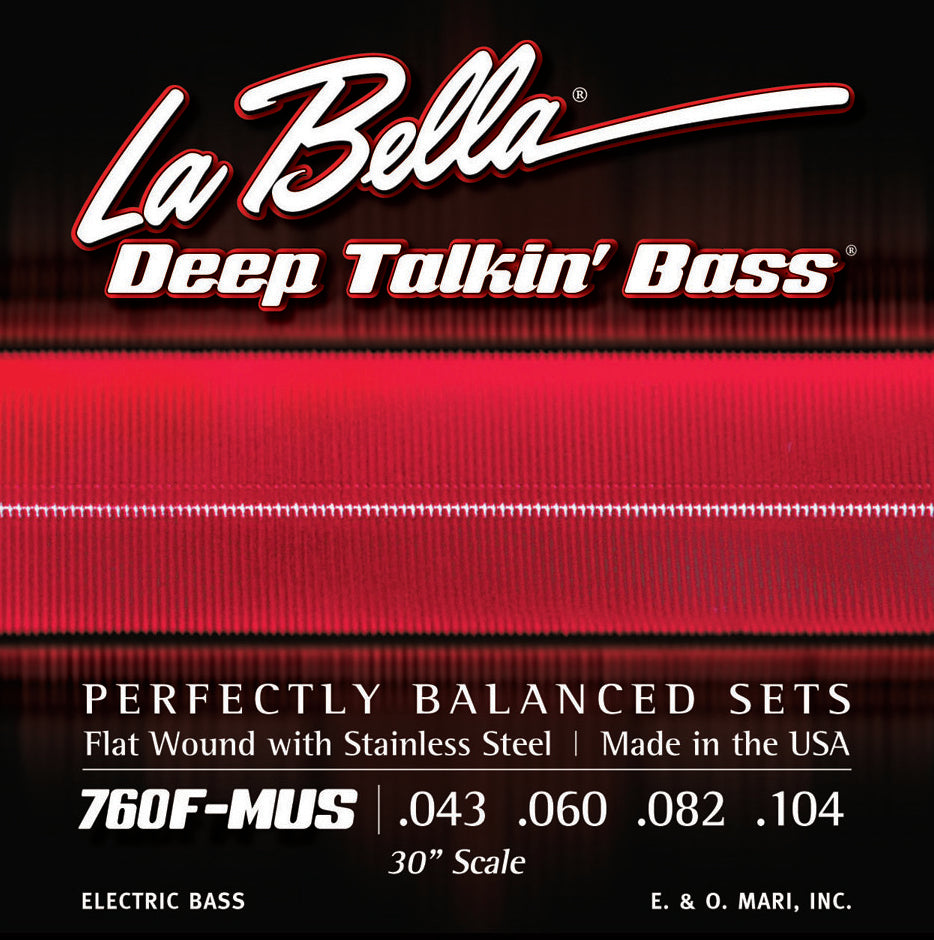 La Bella 760F-MUS 30 SCALE BASS