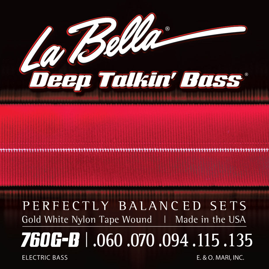 LA BELLA 760G-B 5ST GLD WHT NYLON 60-135