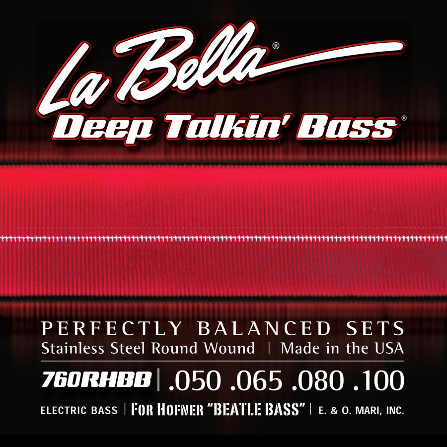 La Bella 760RHBB BEATLE BASS 50-100