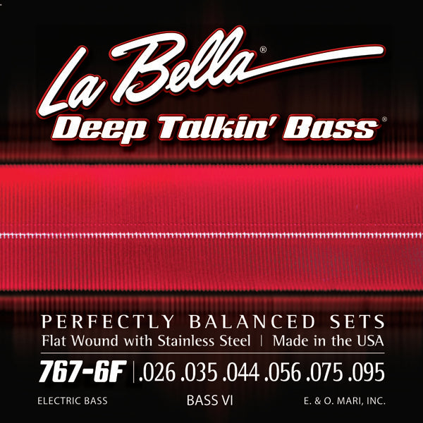 La Bella 767-6F BASS VI 26-95