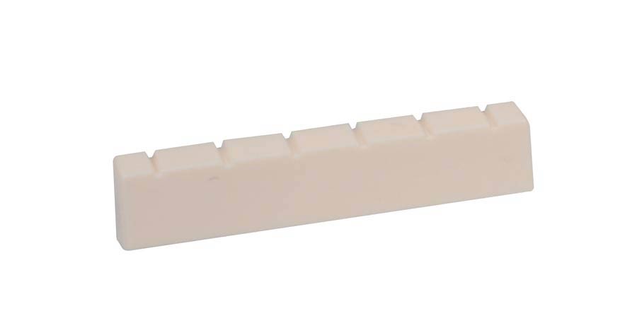 Top nuts for classic guitar, plastic, 52x6x10mm, 12-pack
