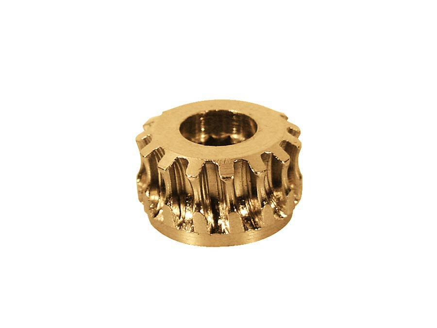Machine head worm gear, brass, diam.11mm, 12-pack