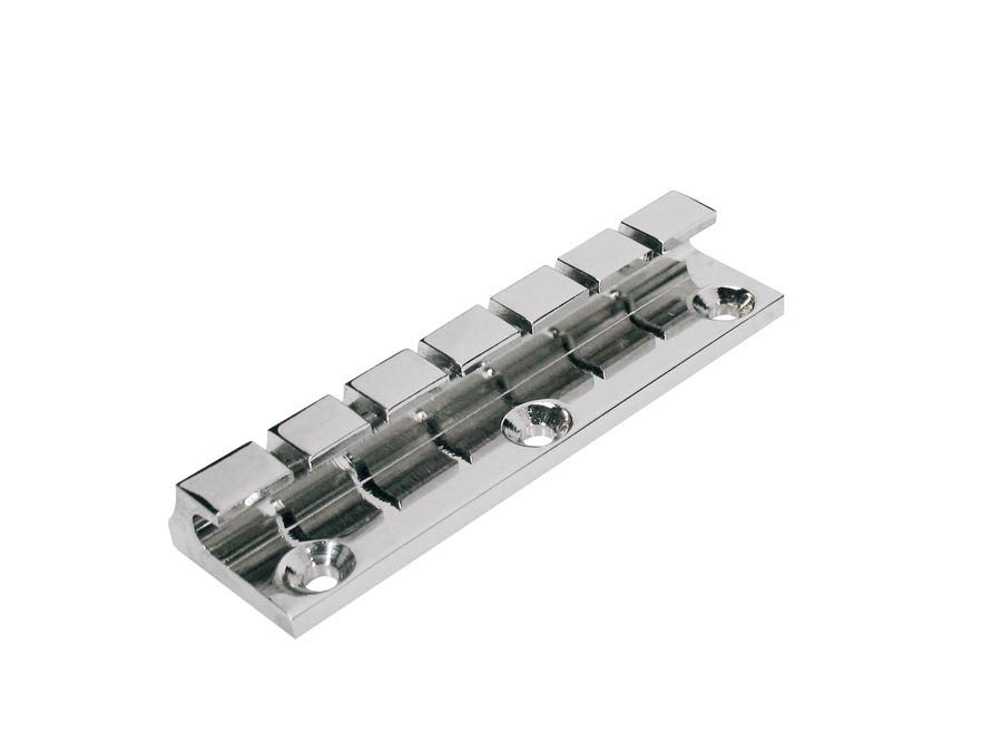 Tailpiece solid body guitar, chrome, 6-string