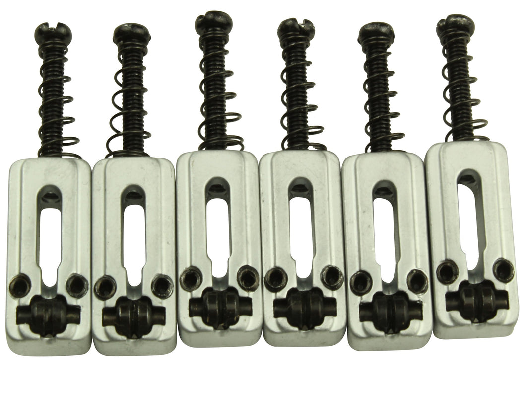 Stratocaster roller bridge saddle set