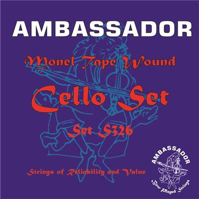 Ambassador Monel S326 Cello Set