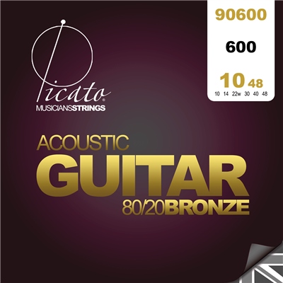 Picato 600 80/20 Bronze Extra Light Set 10-48