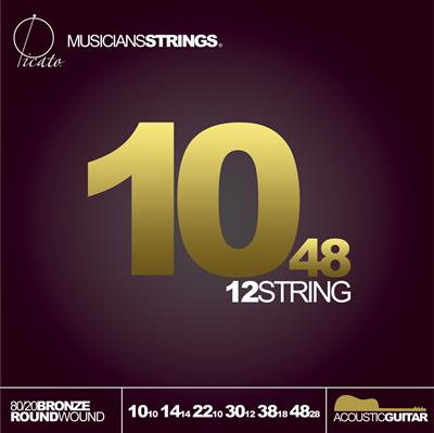 Picato 612 80/20 Bronze 12 String Light Set 10-48