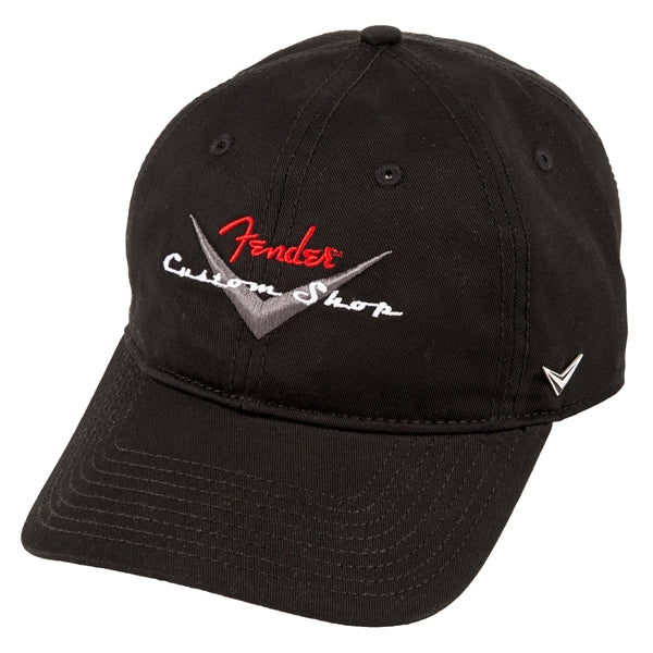 Fender Custom Shop Baseball Hat, Black - One Size Fits Most