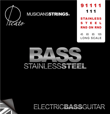 Picato Stainless Steel Roundwound Round Core 45-105 Set