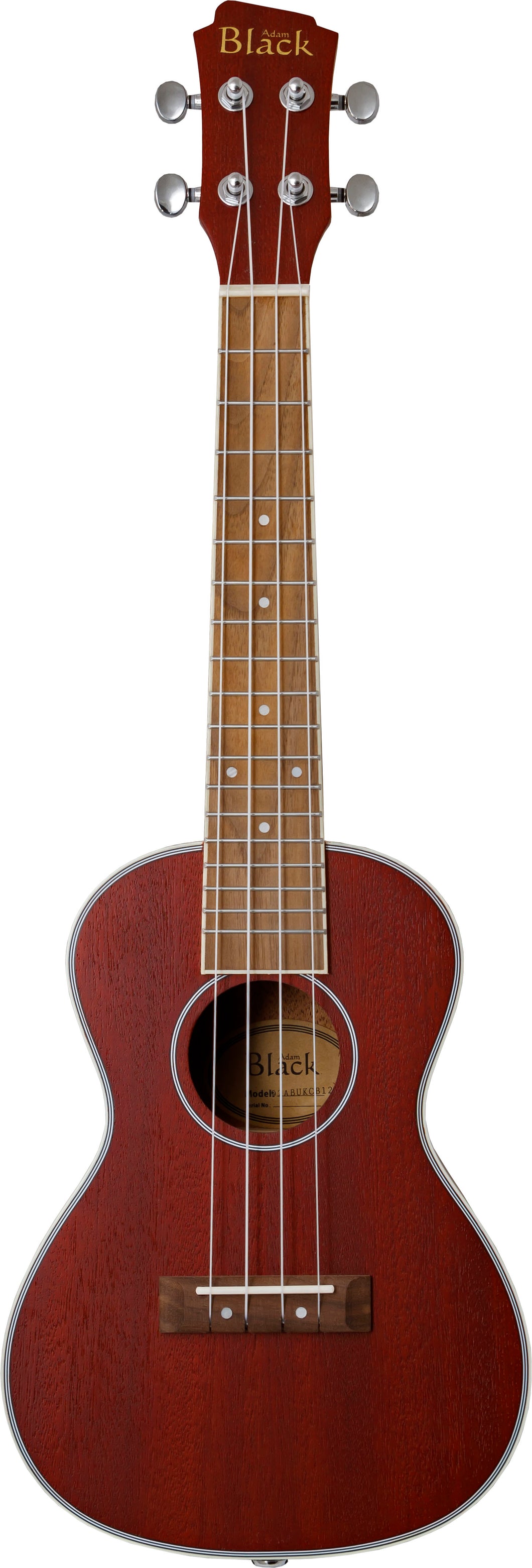 Adam Black Concert Ukulele Wine Red