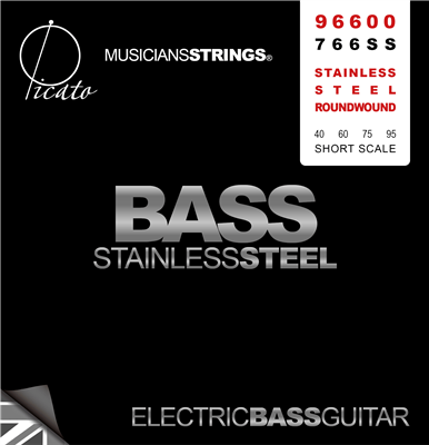 Picato 766Ss Stainless Steel Short Scale Bass Set 40-95