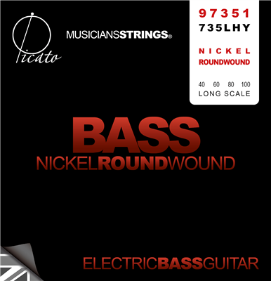 Picato Nickel Roundwound Bass Set 40-100