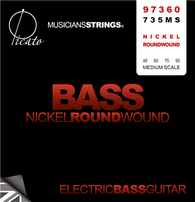 Picato 735Ms Nickel Medium Scale Bass 40-95