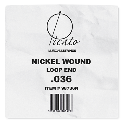 Picato Nickel Loopend .036 String