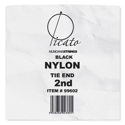 Picato Black Nylon Tie-On 2nd. String