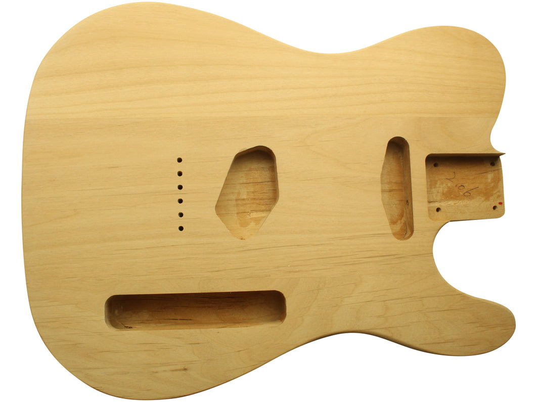 Unpainted raw alder Telecaster body