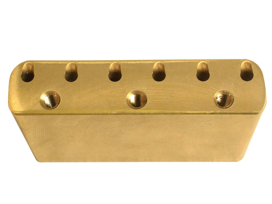 Brass Stratocaster tremolo block