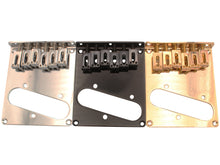 Load image into Gallery viewer, Telecaster modern 6 saddled bridges
