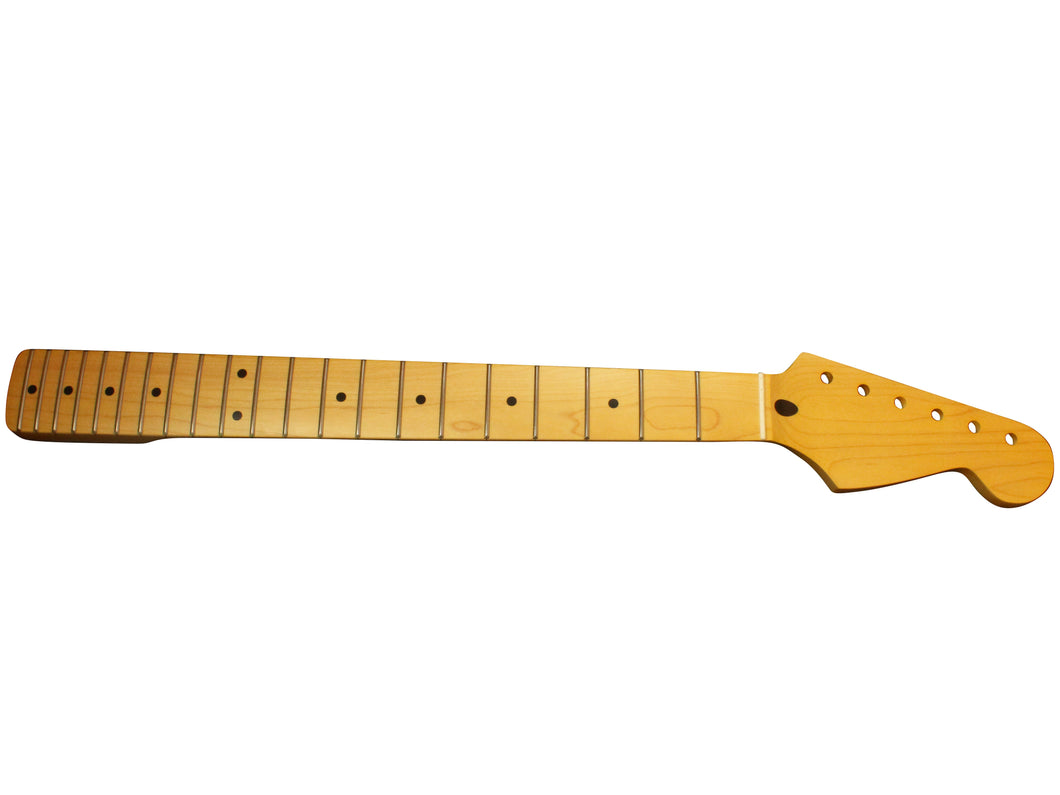 Stratocaster style one piece maple neck - satin finish