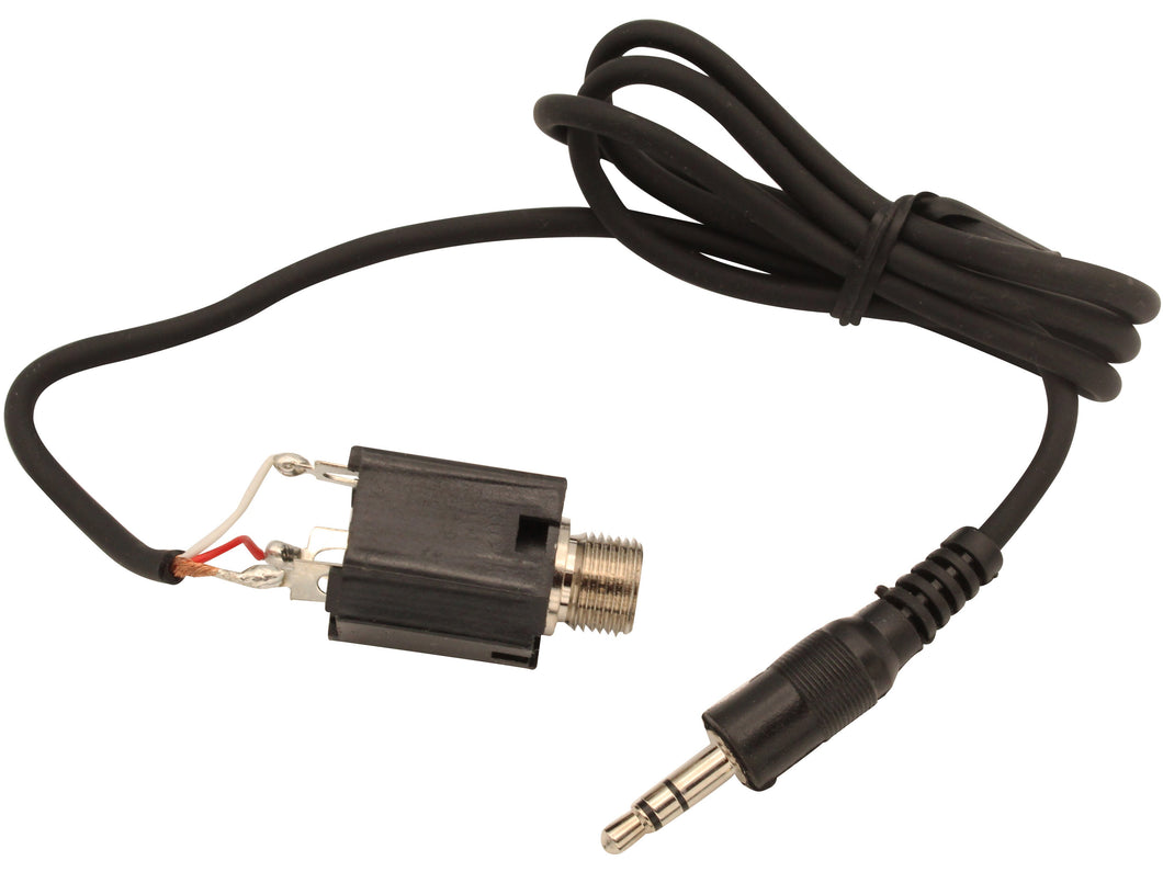 Acoustic onboard preamp 3.5mm male to 6.35mm female jack hook up cable
