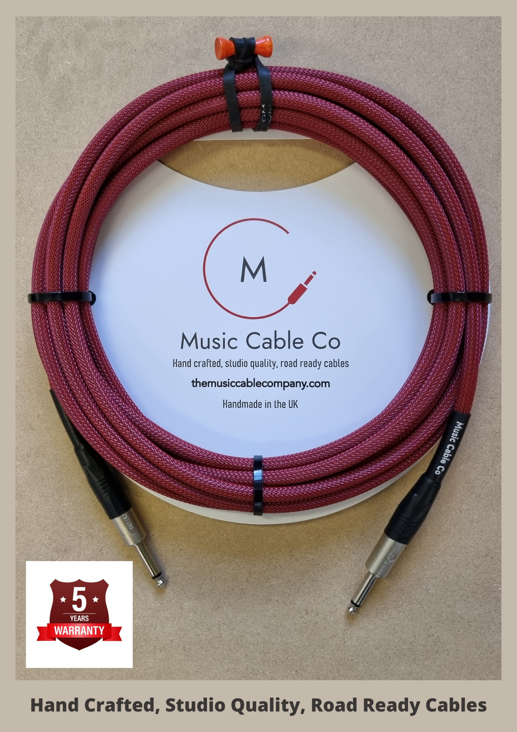 CoreM Inst Cable str-str 6m Red