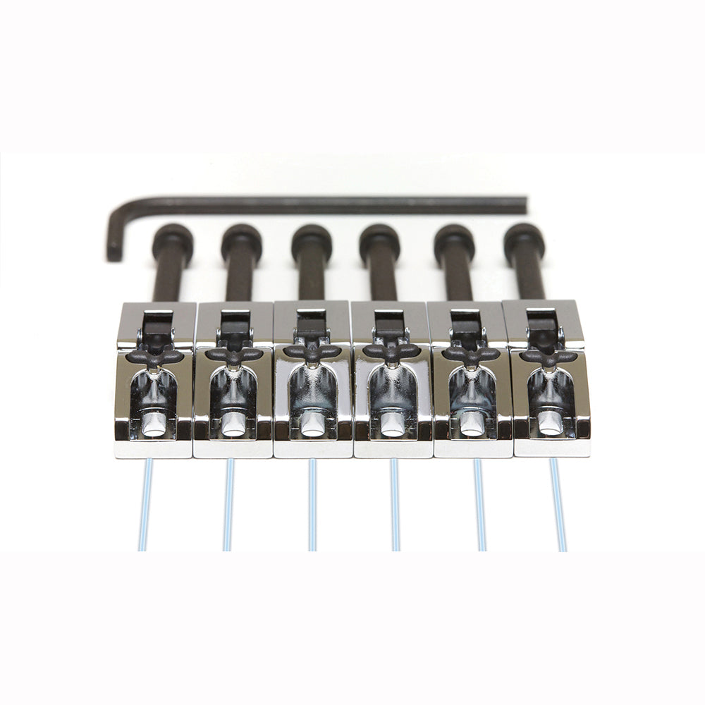 GraphTech Ghost Floyd Rose Style Saddles Chrome
