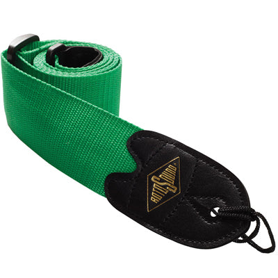 Green nylon webbing strap