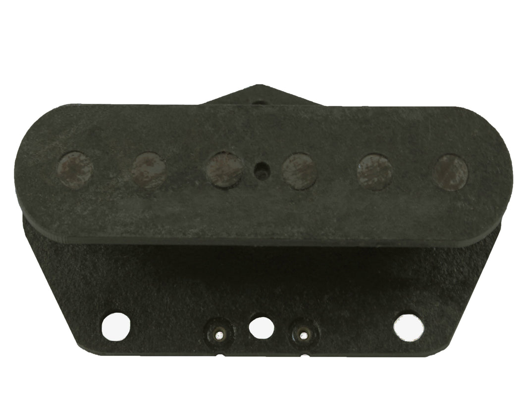 Constructed Telecaster bridge pickup flatwork with alnico rods (aged version)