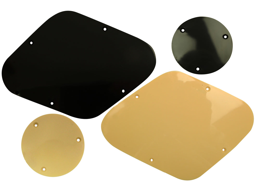 Gloss finish Les Paul style back plate covers (USA size)
