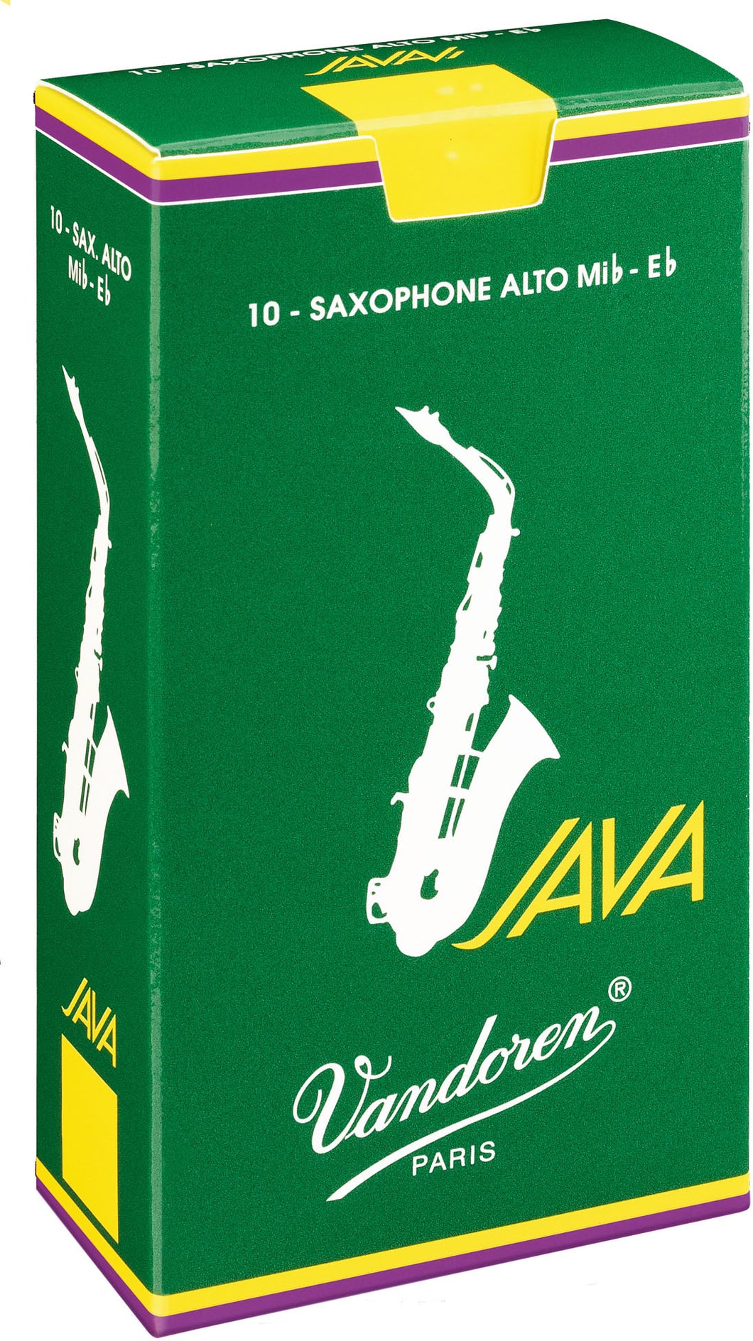 Vandoren Java Alto Sax, Box of 10 - Strength 1.5