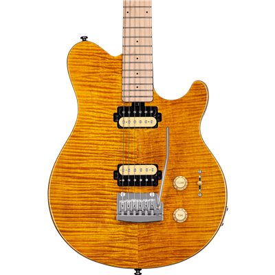 Sub Axis Flame Maple Top Trans Gold