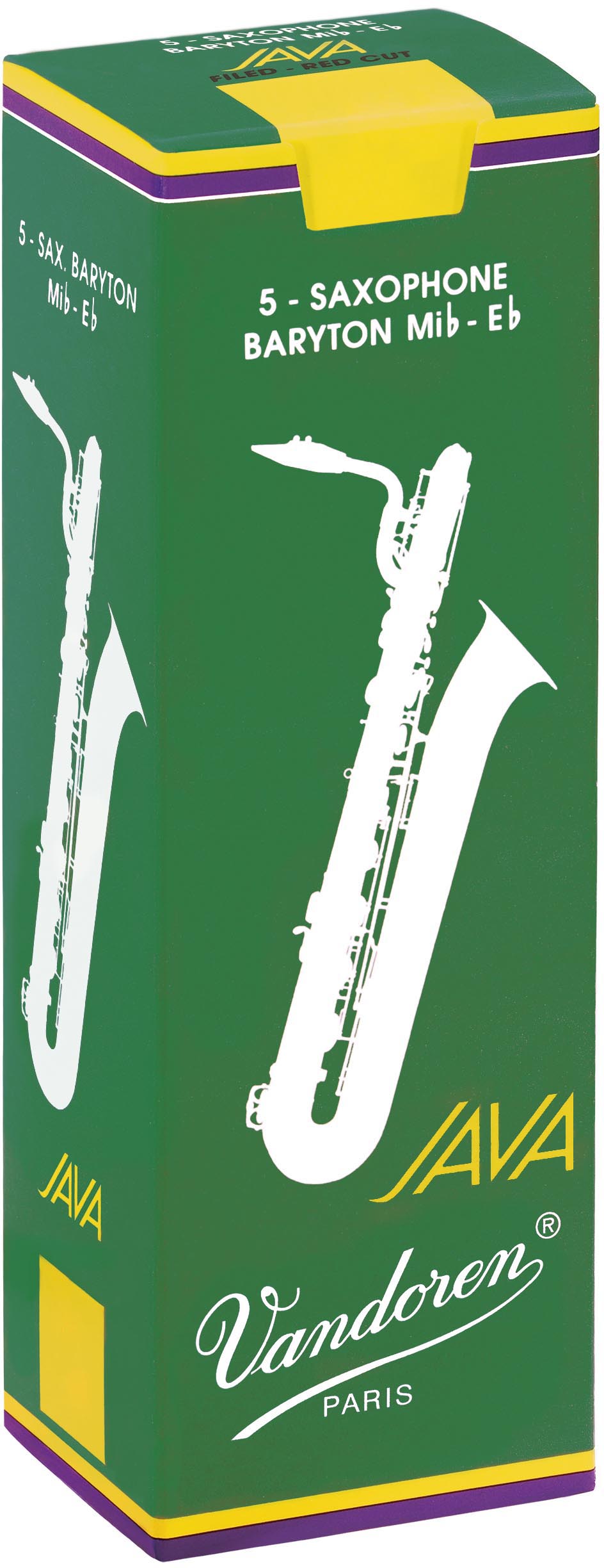 Vandoren Java Baritone Sax, Box of 5 - Strength 3.5