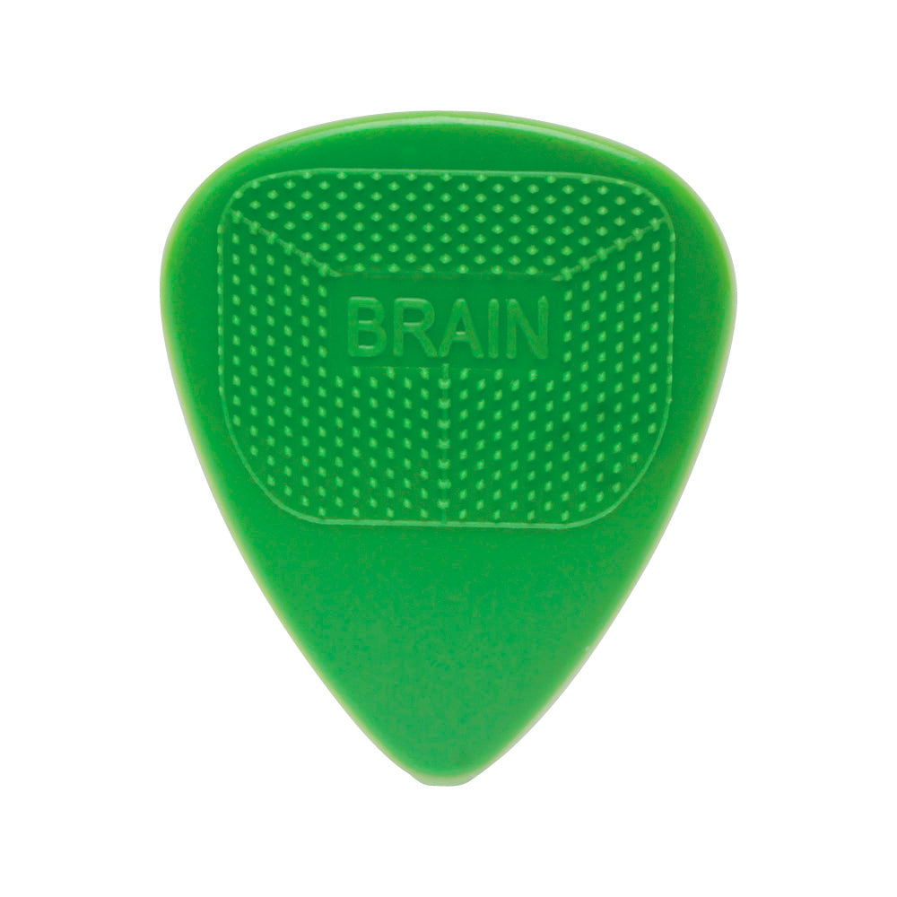 D'Andrea Snarling Dog Brain Picks - Green .53mm (Pack of 12 with Header Card)