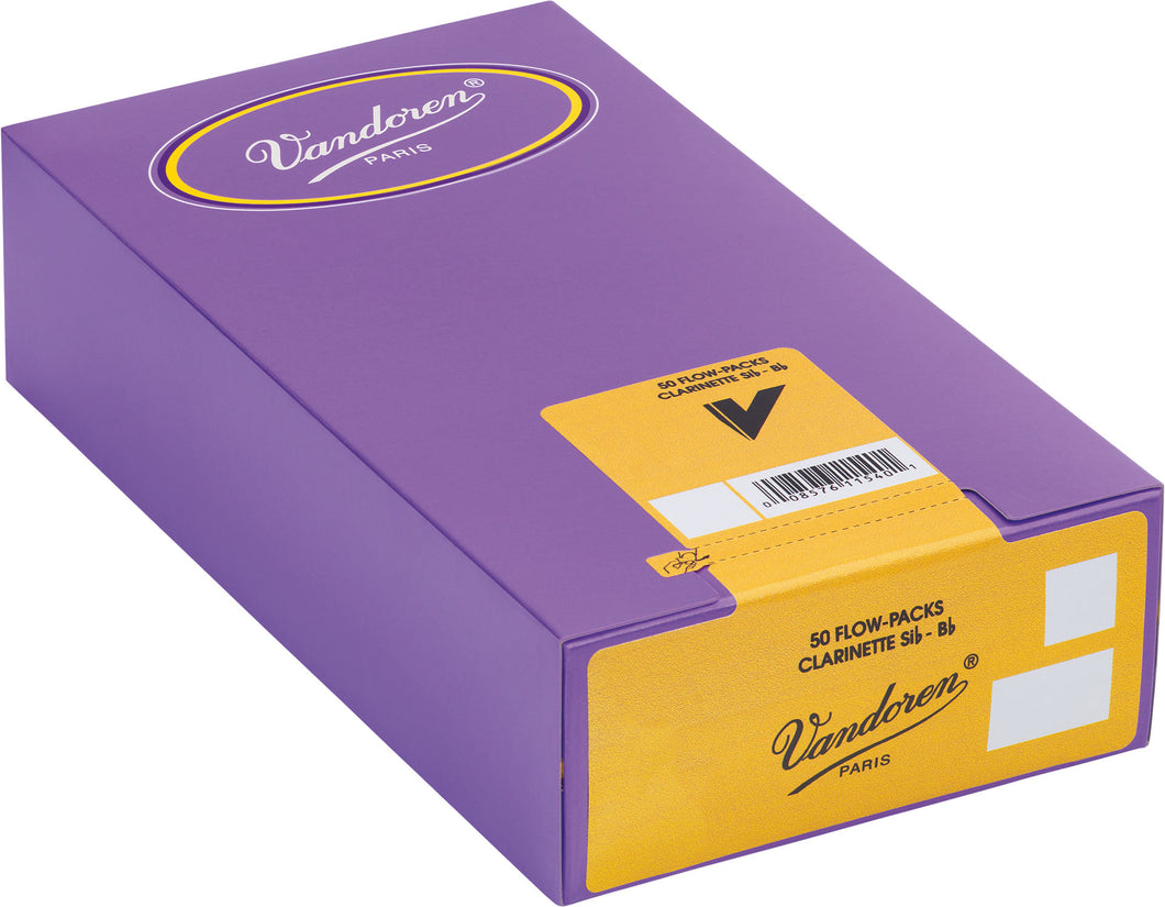 Vandoren 56 Rue Lepic Bb Clarinet, Box of 50 - Strength 3