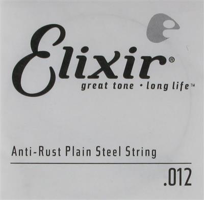 Elixir E13012 Plain Single String .012